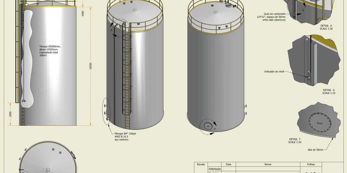 Caldwell FLC Fluted Column Elevated Storage Tank