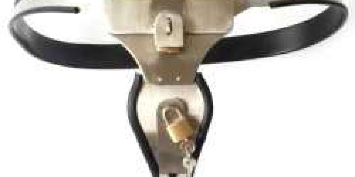 bon4m stainless steel locking cock cage chastity zz875